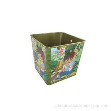 tin bucket, tin pail, cookies bucket
